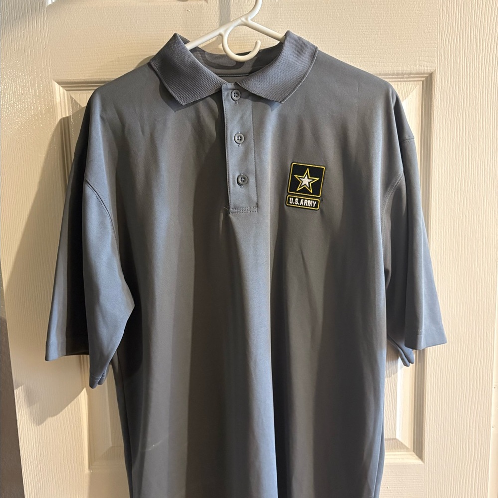 U.S. Army Gray Polo Shirt